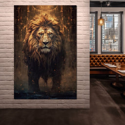 Lion of the Lord's Throne - NicheCanvas