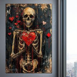 Romantic Skeleton 5 - NicheCanvas