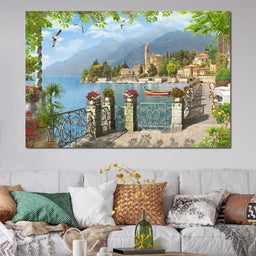 Italian Promenade - NicheCanvas