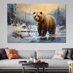 Winter Sovereign's Stroll - NicheCanvas