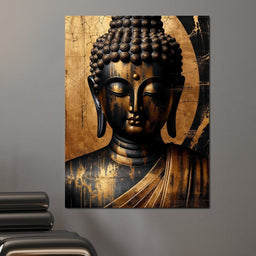 Buddha's Aura of Serenity - NicheCanvas