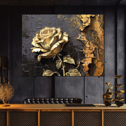 Golden Rose - NicheCanvas