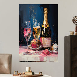 Champagne Radiance - NicheCanvas