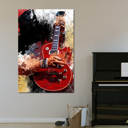 Slasher Electric Guitar - Abraham Szomor - NicheCanvas