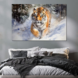 Winter Majesty in Stride - NicheCanvas