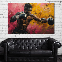 Golden Fury of the Ring - NicheCanvas