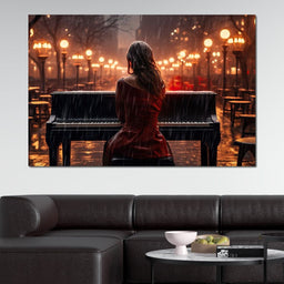 Piano Songbird - NicheCanvas