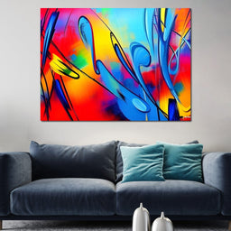 Colorful Contemporary Art 030 - Johanjjf - NicheCanvas