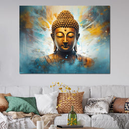 Buddha's Mystical Mural - NicheCanvas