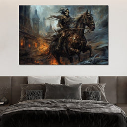 Skeleton Knight - Raven Blackwood - NicheCanvas