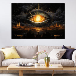 Eyes on the Midnight Castle - Raven Blackwood - NicheCanvas