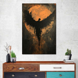 Eclipse of the Fallen Seraph - NicheCanvas
