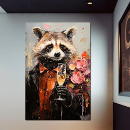 Raccoon's Toast - NicheCanvas