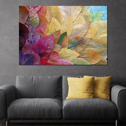 Fallen Autumn Leaves - NicheCanvas