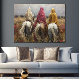 Womens Horse Riding - NicheCanvas