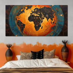 African Globe - Sakeem Gibbs - NicheCanvas