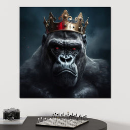 Gorilla Crown - Zenzdesign - NicheCanvas