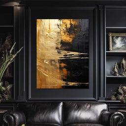 Tranquil Gold Glow - NicheCanvas