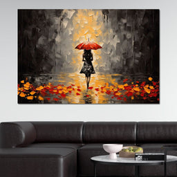 Autumn Rain Melancholy - NicheCanvas