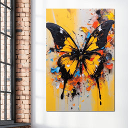 Whimsy of Fluttering Colors - NicheCanvas