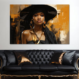 Black Gold Fashion - NicheCanvas