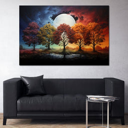 Four Seasons Forest - NicheCanvas