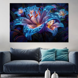 The Radiant Lilyx - Tooples Art - NicheCanvas