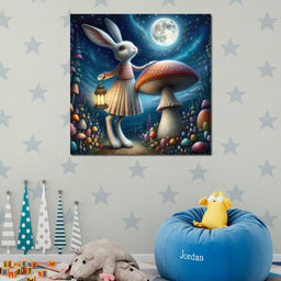 Whimsical Moonlight Meander - TooplesArt - NicheCanvas