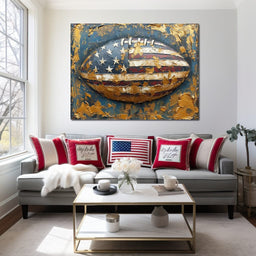 Patriotic Pigskin Overture - NicheCanvas