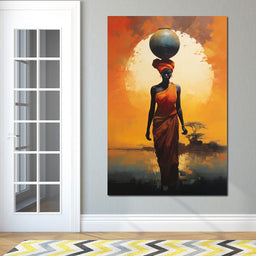 Amber Balance Horizon - NicheCanvas