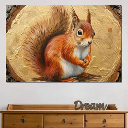 Squirrel Forest Charmer - NicheCanvas