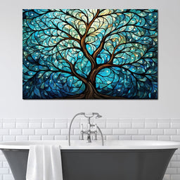 Organic Azure Foliage - Cole Williams - NicheCanvas