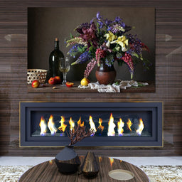 Lupines & Irises - NicheCanvas