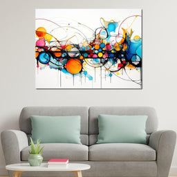 Symmetric Crimson Splendor - NicheCanvas