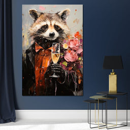 Raccoon's Toast - NicheCanvas