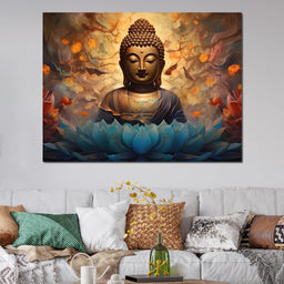 Buddha's Radiant Harmony - NicheCanvas