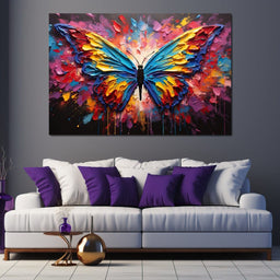 Vibrant Metamorphosis Burst - NicheCanvas
