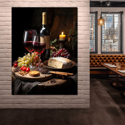 Wine Cheese Banquet - NicheCanvas