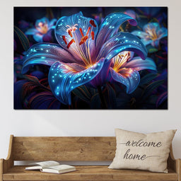 The Radiant Lilyx - Tooples Art - NicheCanvas