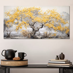 Golden Leafy Legends - NicheCanvas