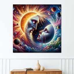 Sol and Lunas Farewell - TooplesArt - NicheCanvas