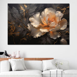 Ethereal Bloom in Twilight - NicheCanvas