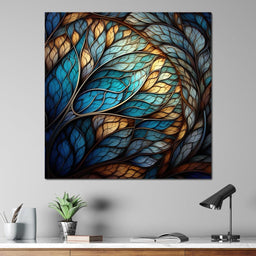 Mosaic Treescape - NicheCanvas