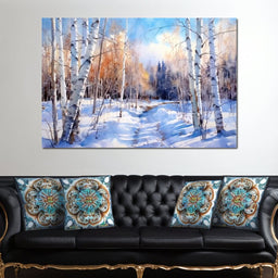 Christmas Morning Walk - NicheCanvas