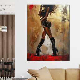 Alluring Legs In Motion - NicheCanvas