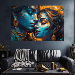 Radha & Krishna Love Story - NicheCanvas