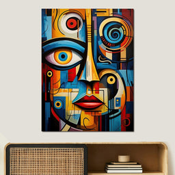 Cubist Reflections - NicheCanvas