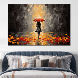 Autumn Rain Melancholy - NicheCanvas
