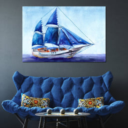 Blue Sails - NicheCanvas