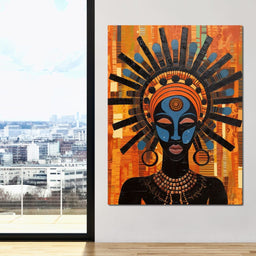 Tribal Mask 06 - Sakeem Gibbs - NicheCanvas